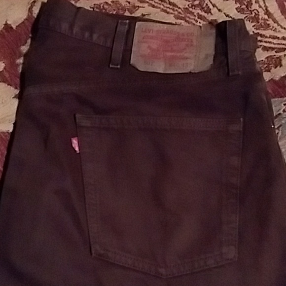 levis 501 chocolate brown